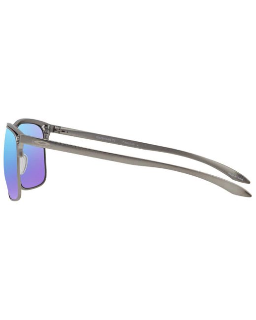Oakley Blue Holbrook Ti Prizm Sapphire Polarized Titanium Sunglasses Oo6048 604804 57 for men