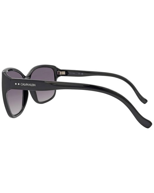 Calvin Klein Multicolor Grey Gradient Square Sunglasses Ck20518s 001 60