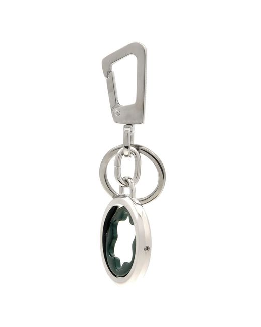 Montblanc Green Emblem Detailed Spinning Keychain