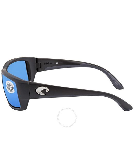Costa Del Mar Fantail Blue Mirror Polarized Glass Sunglasses Tf 11 Obmglp 59 for men