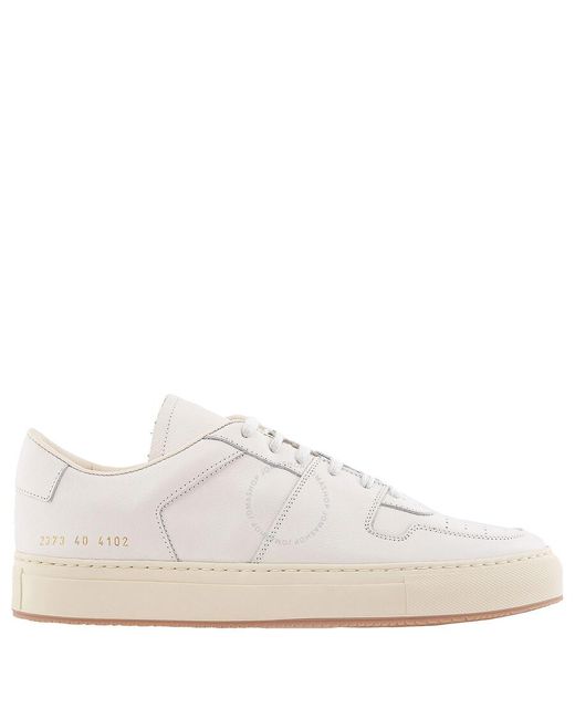 Common Projects White Off Decades Low-top Sneakers for men