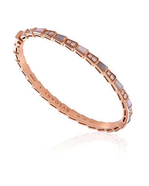 BVLGARI Metallic Serpenti Viper Rose Bracelet