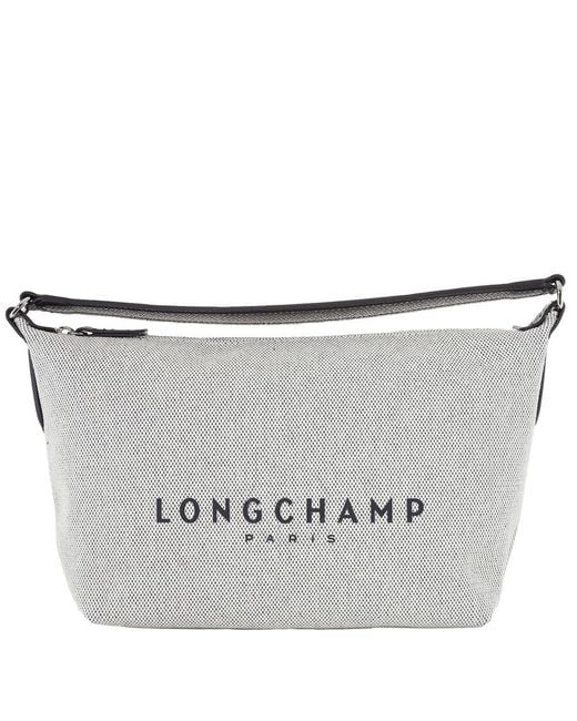 Longchamp Metallic Essential S Canvas Crossbody Bag