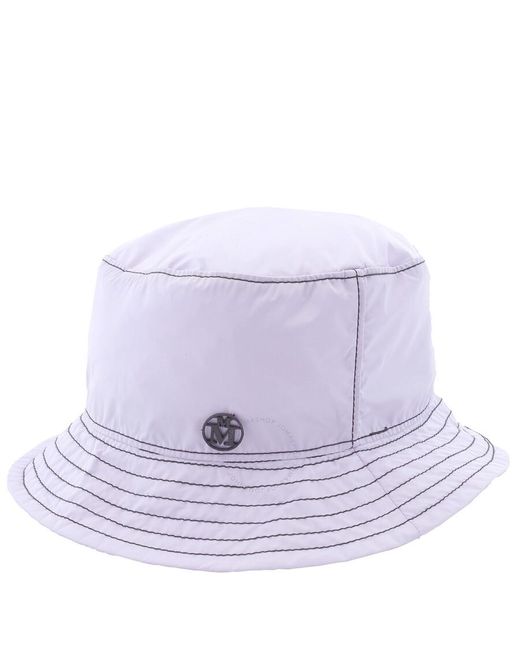 Maison Michel Purple Jason Foldable Bucket Hat