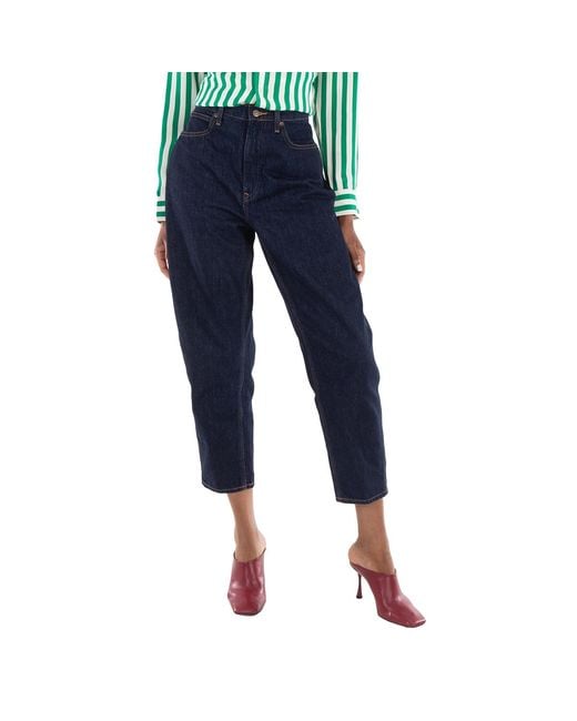 Polo Ralph Lauren Blue Logo-Patch Cotton Denim Jeans for men