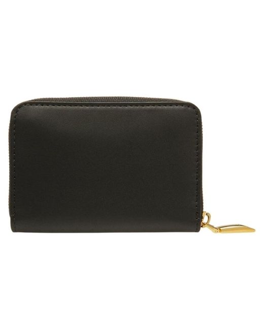 Bally Black Emblem Leather Coin Purse for men