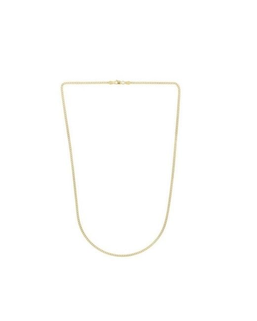 Tresorra Metallic 14K Light Gourmette Chain Necklace