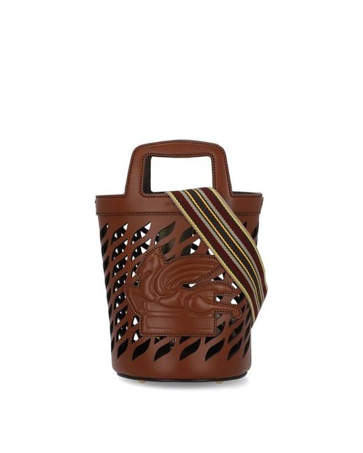 Etro Brown Bucket Bag