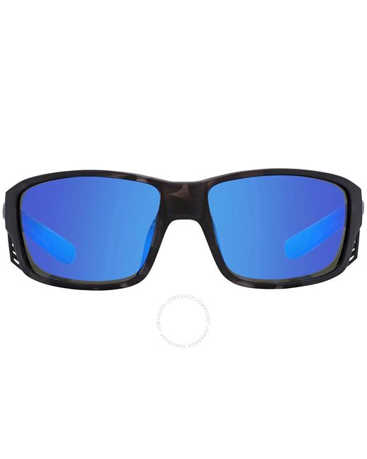 Costa Del Mar Blue Tuna Alley Pro Mirror Polarized Glass Sunglasses 6s9105 910513 60 for men