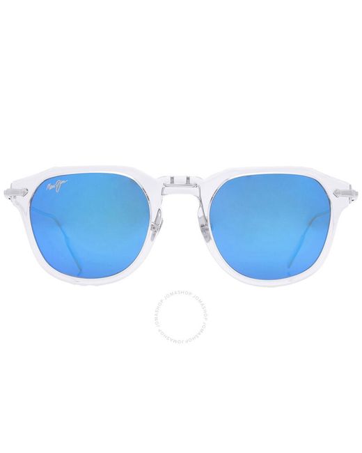 Maui Jim Alika Blue Hawaii Geometric Sunglasses B837-05 49