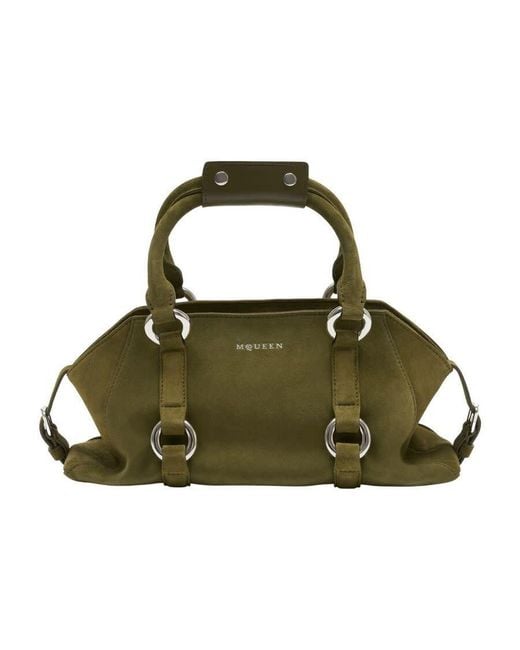 McQueen Green Farringdon Top Handle Bag