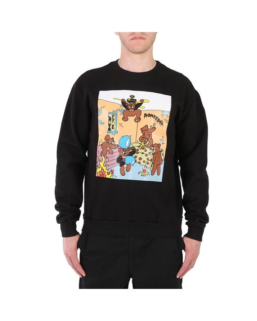DOMREBEL Black Hotel Box Sweatshirt for men