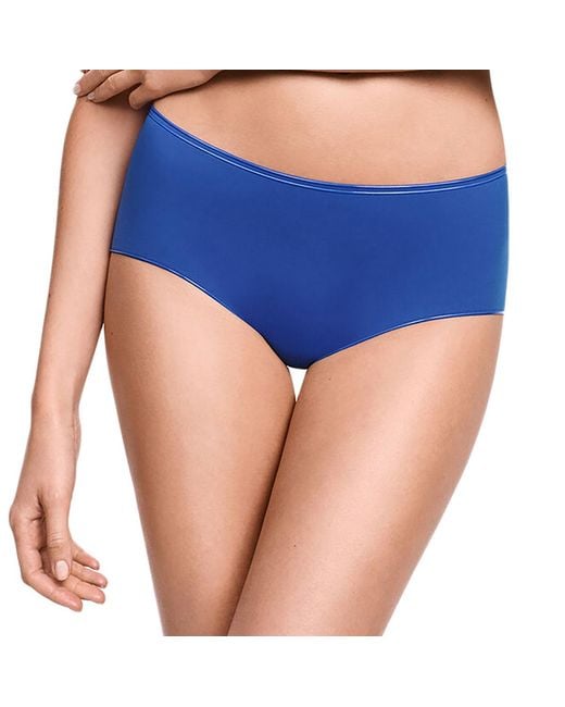 Wolford Blue Ladies Glow Stretchy Swim Line Swimpanty