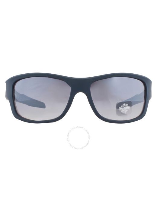 Harley Davidson Gray Smoke Mirror Wrap Sunglasses Hd0154v 92c 61 for men