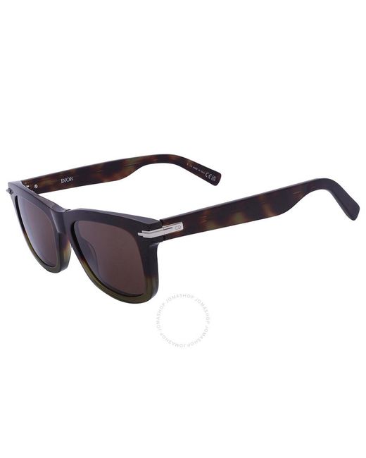Dior Brown Square Sunglasses Blacksuit Dm40087i 56e 53 for men