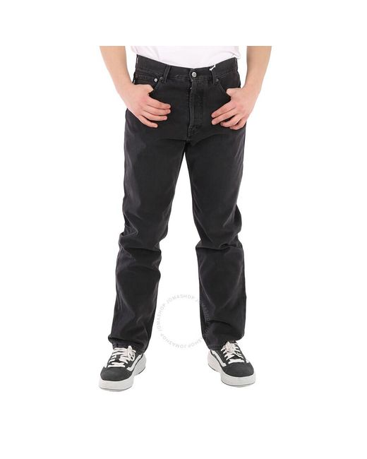 Ambush Black Regular Fit Denim Jeans for men