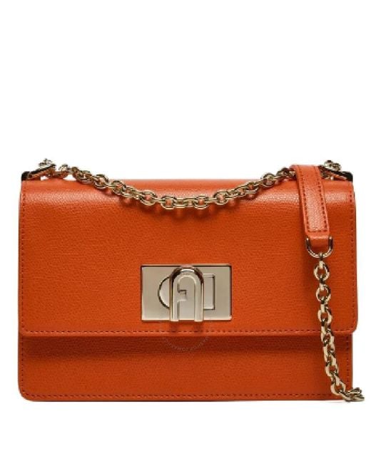 Furla Orange 1927 Mini 20 Crossbody Bag