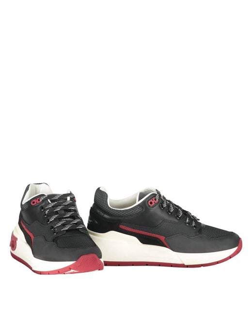 Ferragamo Multicolor Ferragamo Cosma Low Leather Sneaker