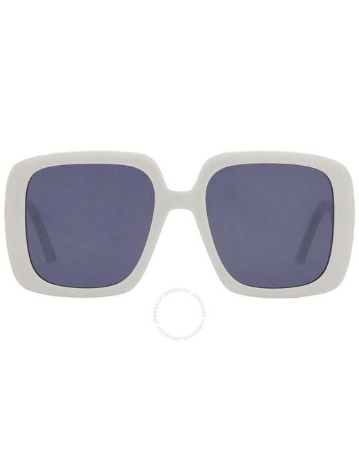 Dior Bobby Blue Square Sunglasses Cd40085u 25v 55