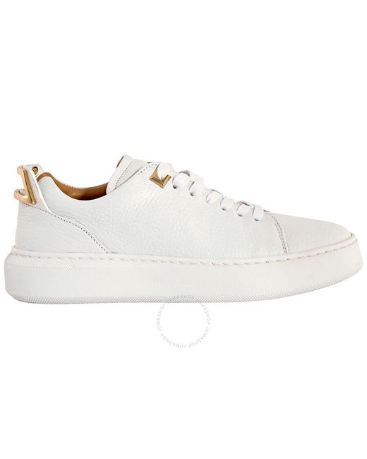 Buscemi White Uno Low-top Sneakers