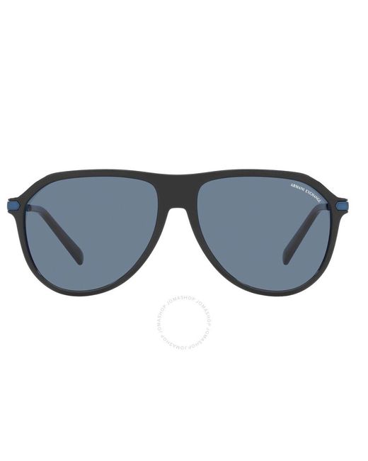 Armani Exchange Gray Pilot Sunglasses Ax4106s 815880 59 for men
