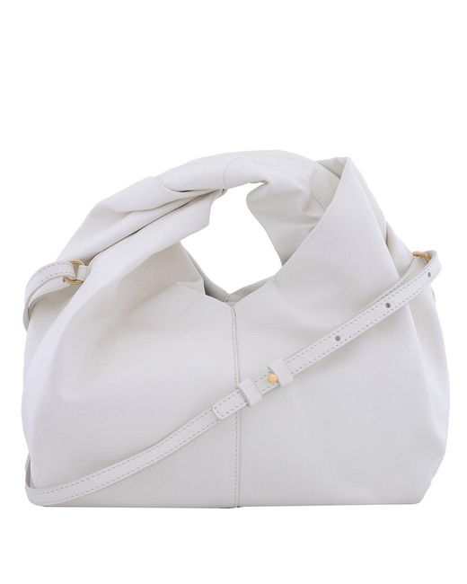 J.W. Anderson White Hobo Twister Bag
