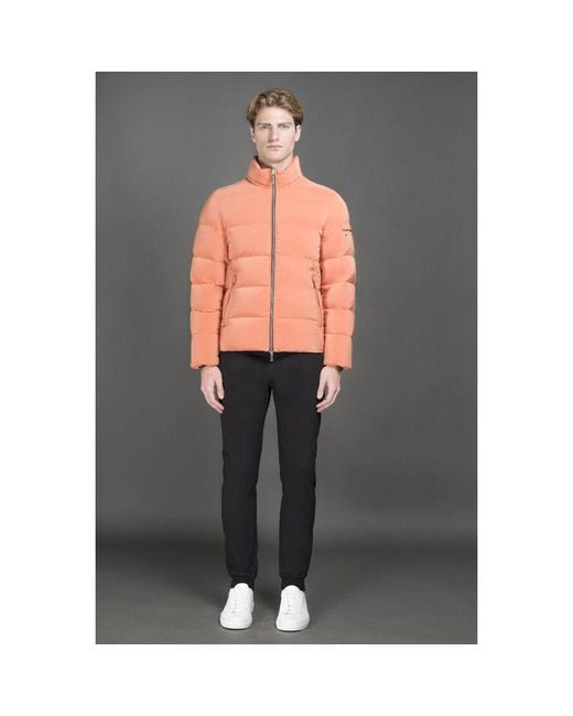 Moorer Gray Light Puffer Jacket for men