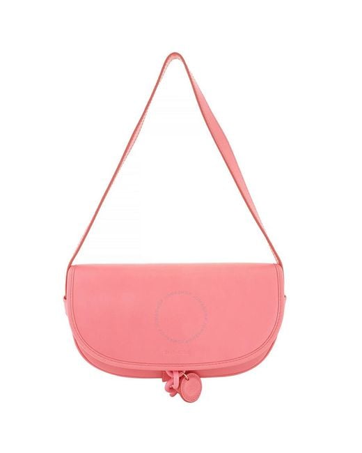 See By Chloé Pink Mara Baguette Leather Shoulder Bag