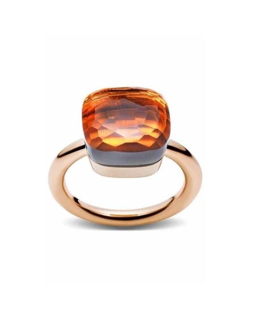 Pomellato Yellow Ring Nudo Classic Citrine Size 52 Or for men