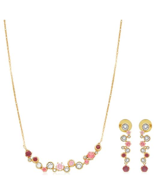 Swarovski White Tone Constella Set