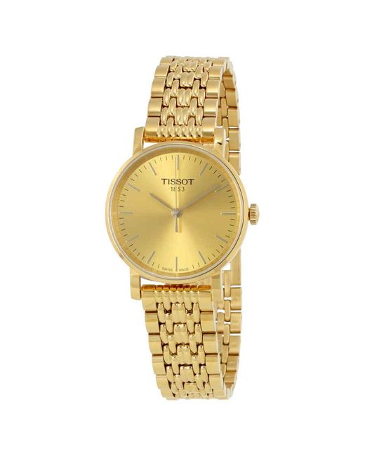 Tissot Metallic T-classic Champagne Dial Watch T1092103302100