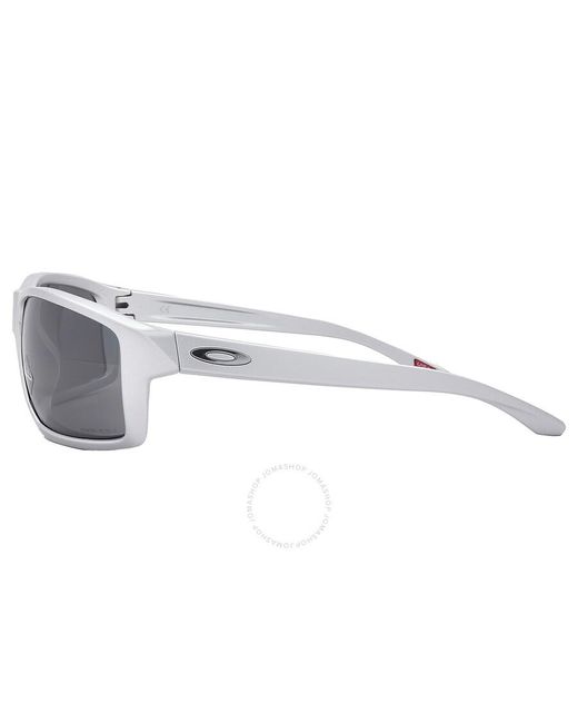 Oakley Gray Gibston Prizm Black Wrap Sunglasses Oo9449 944922 61 for men