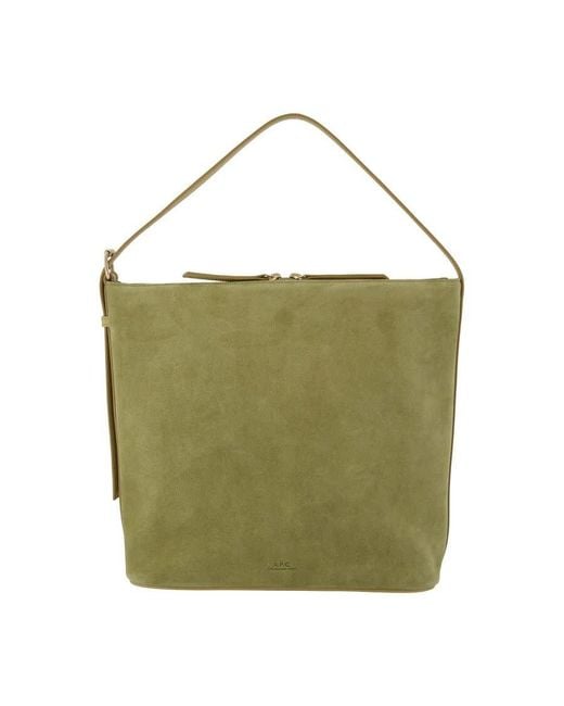 A.P.C. Green Vera Shoulder Bag
