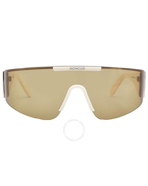 Moncler Natural Ombrate Honey Shield Sunglasses Ml0247 25e 00