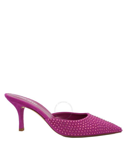 Paris Texas Purple Pink Ruby Hollywood Pointed-toe Mules
