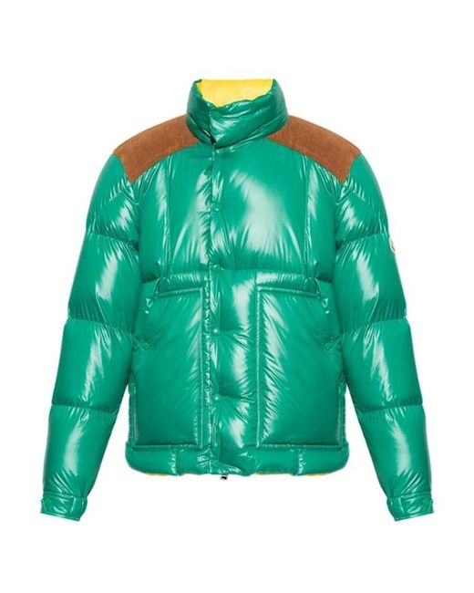 Moncler Green Ain Short Down Puffer Jacket, Brand Size 4 for men