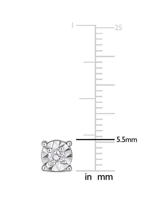 Created Forever Metallic 1/4 Ct Lab Grown Diamond Tw Fashion Post Earrings for men