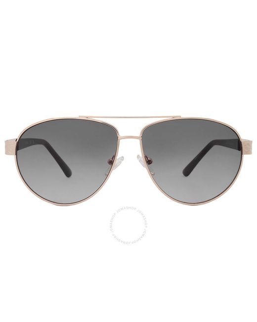 Guess Factory Gray Smoke Gradient Pilot Sunglasses Gf0414 32b 60