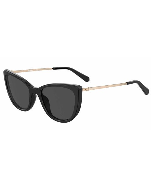 Moschino Black Mchino Grey Cat Eye Sunglasses