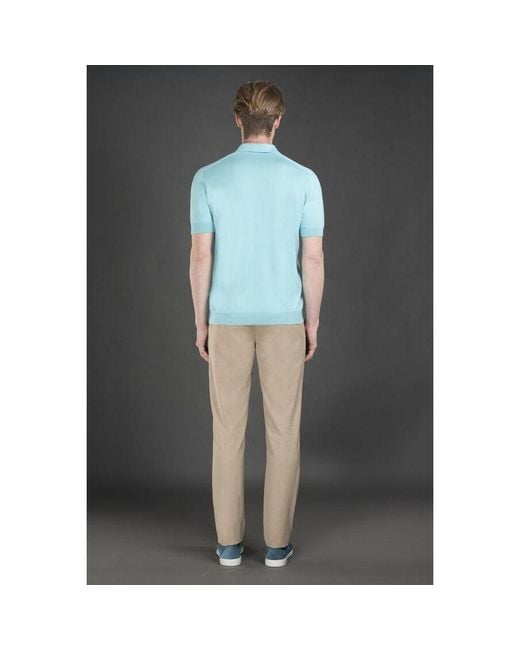 Moorer Black Light Short Sleeve Sweater for men