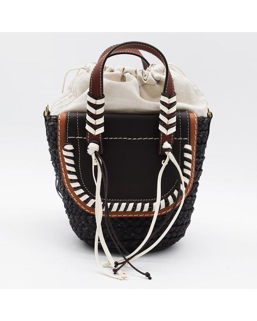 CUBA LAB Black Leather Habanera Satchels Bag