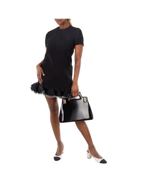 Ferragamo Black Wanda Top Handle Bag