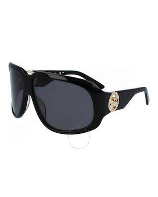 Longchamp Black Grey Oversized Sunglasses Lo736s 001 67