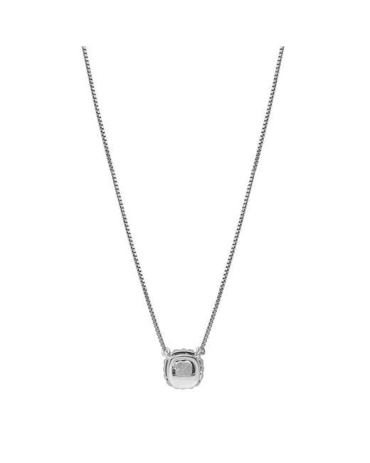 Brilliant Diamond Metallic 10Kt 0.25 Carat Lab Grown Diamond Necklace For