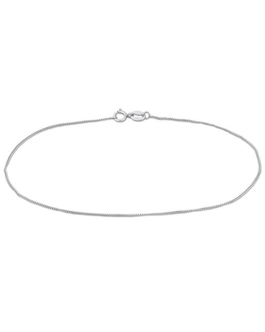 Amour White Curb Link Chain Bracelet