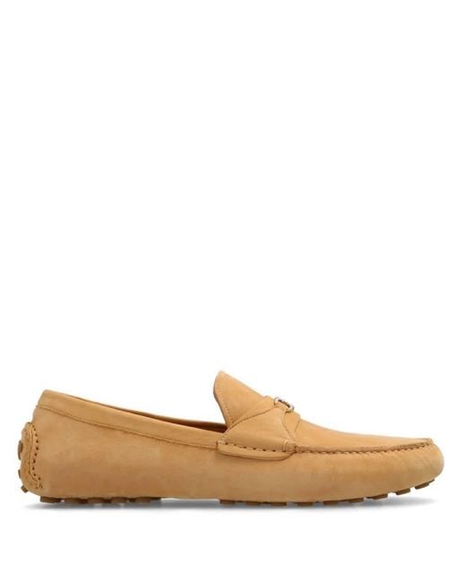 Ferragamo Natural Florin Gancini Ornament Drivers for men