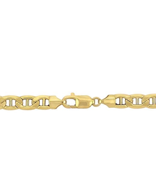 Amour Metallic 20 Inch Mariner Link Chain Necklace