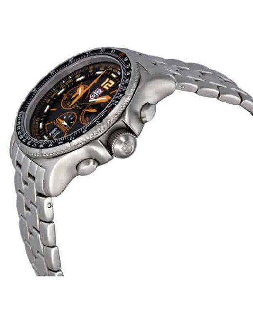 Luminox F 35 Lightning Chronograph Quartz Watch in Metallic for