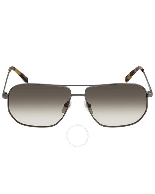 MCM Gray Rectangular Sunglasses 141s 069 61 for men
