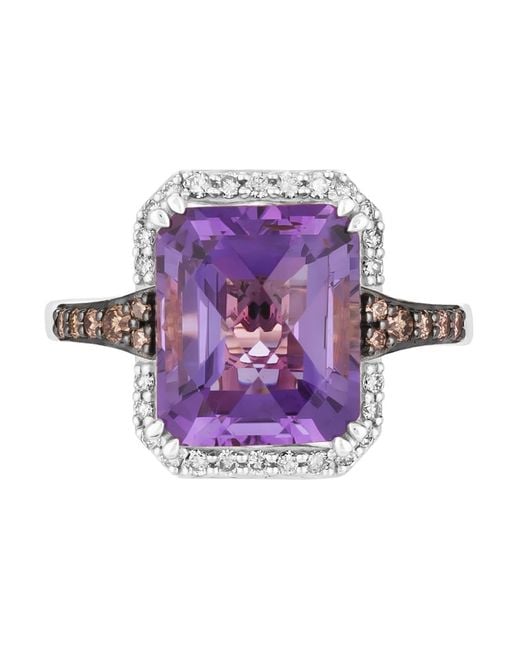 Le Vian Purple Ladies Grape Amethyst Rings Set